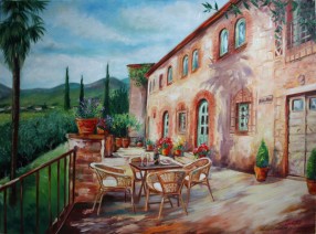 Toscana festmény